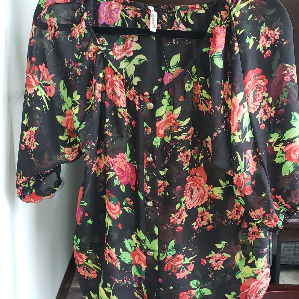 💥4 for $10💥Womens chiffon sheer top